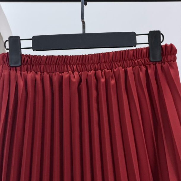 Jupe plissée<span> - </span>2 (40 - 42 - 44), Brique