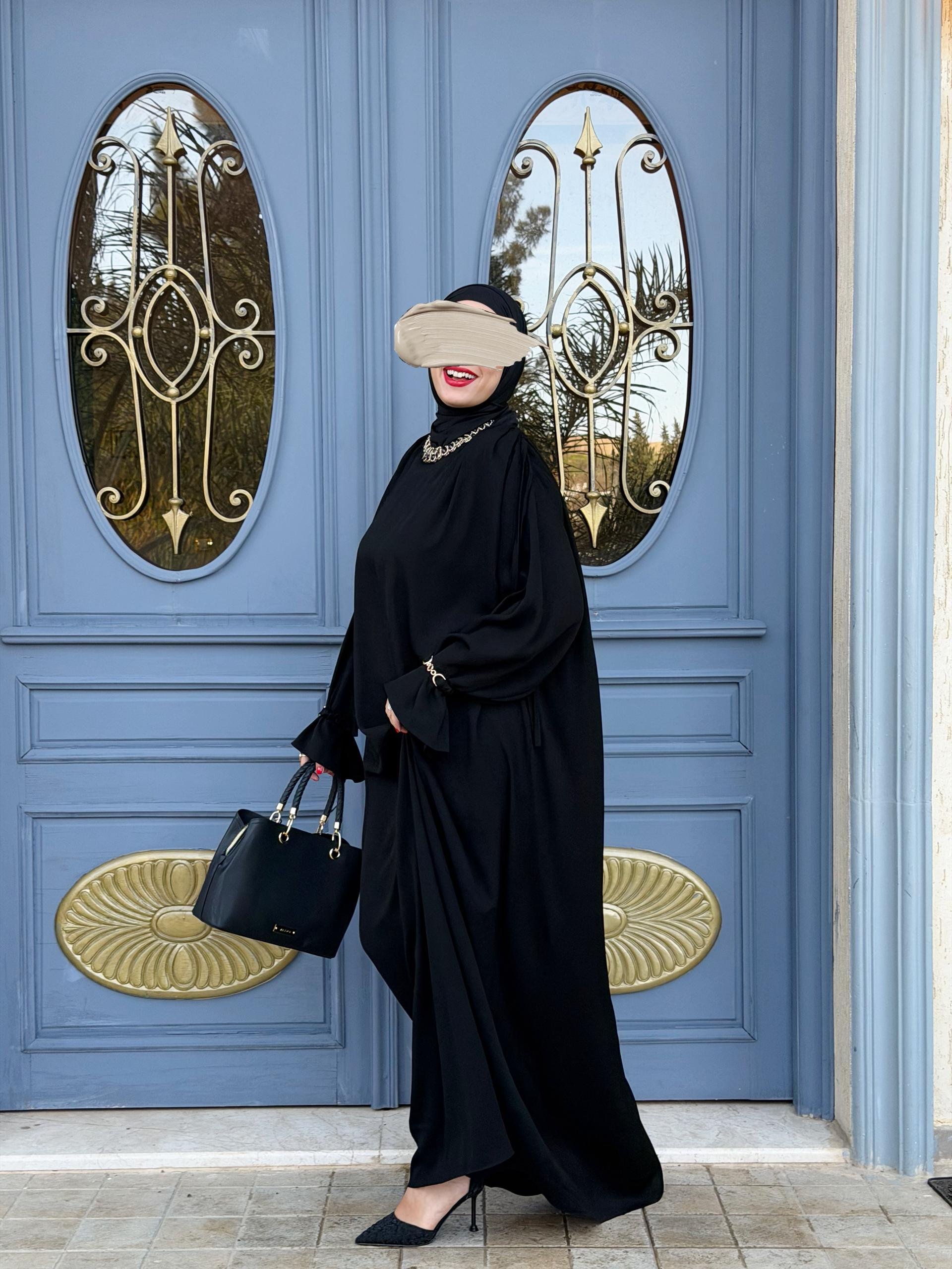Abaya élégante noir – Image 5