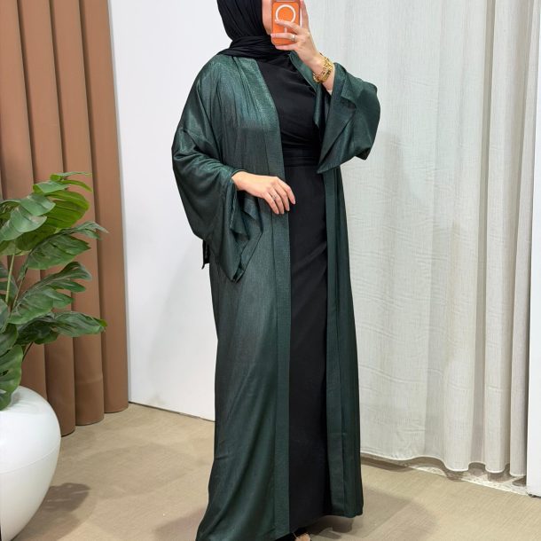 Diamant abaya verte