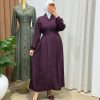 Robe Sultana aubergine