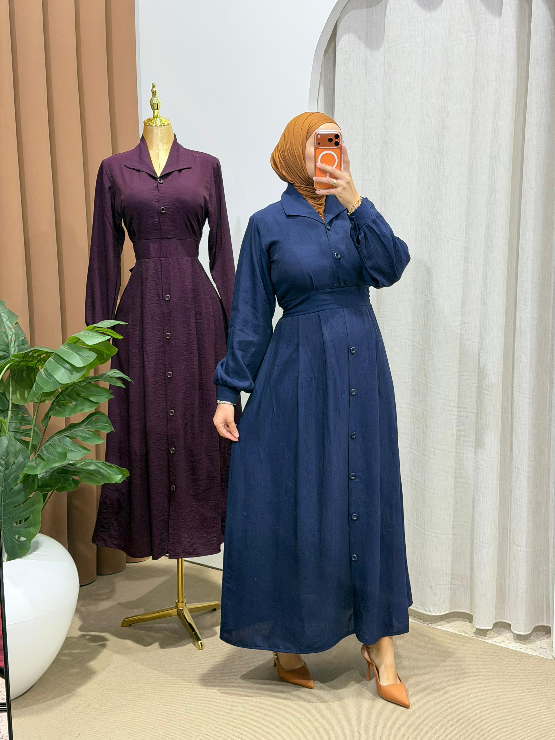 Robe Sultana bleu marine