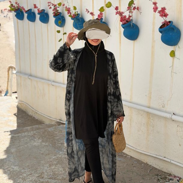 Burkini palmera Noir