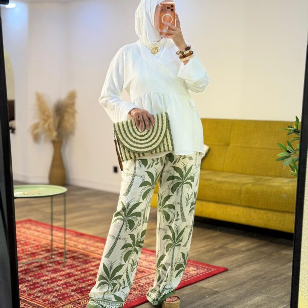 Ensemble Hawaï vert