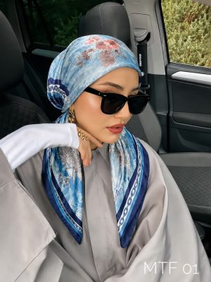 Foulard carré Flora