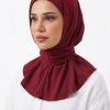 Foulard cagoule bordeaux